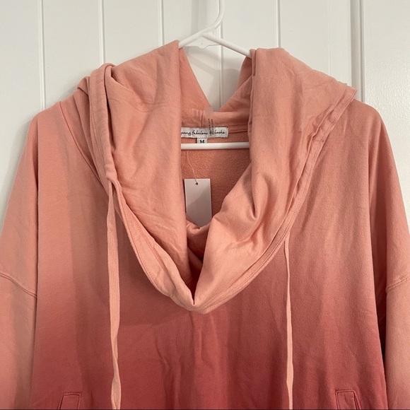 NWT Young Fabulous & Broke Ombré Tie-Dyed Oversize Hooded Sweatshirt - Picture 2 of 6